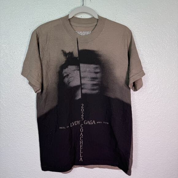 Lady Gaga Coachella Shirt Small Mayhem In The Desert Merch Graphic Tee Tshirt - Picture 1 of 12